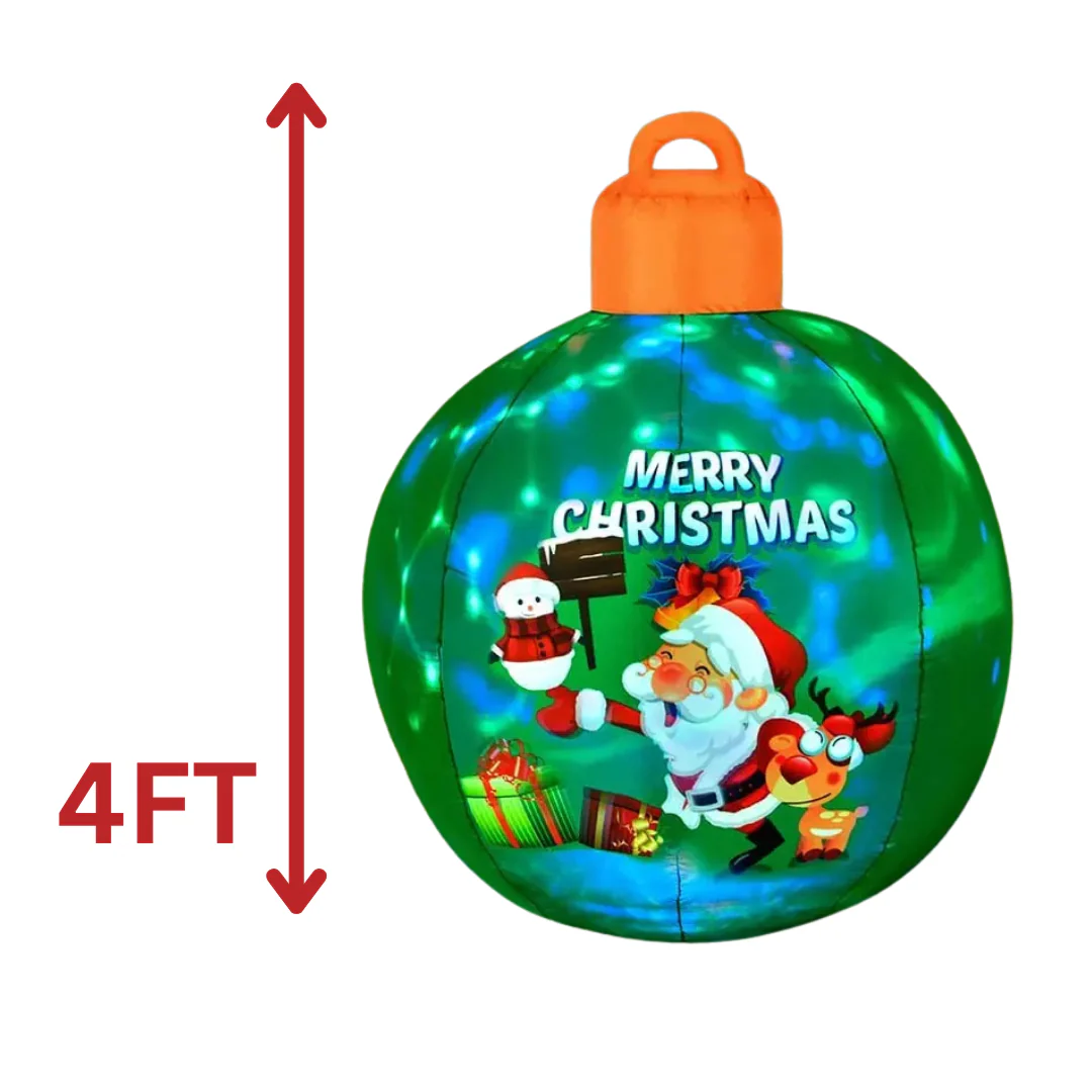 4FT Inflatable Christmas Ornament Decoration AA2025-4-813/ AA2024-0361 – Santa or Christmas Tree Design - Image 2