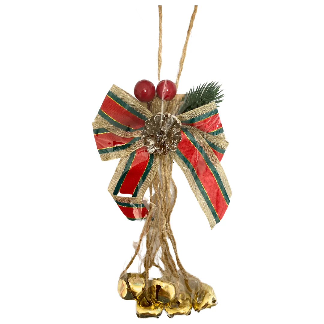 Adorno Navideño para Puerta con Cascabel – 3 Diseños (AA2025-4-5/6) - Image 2