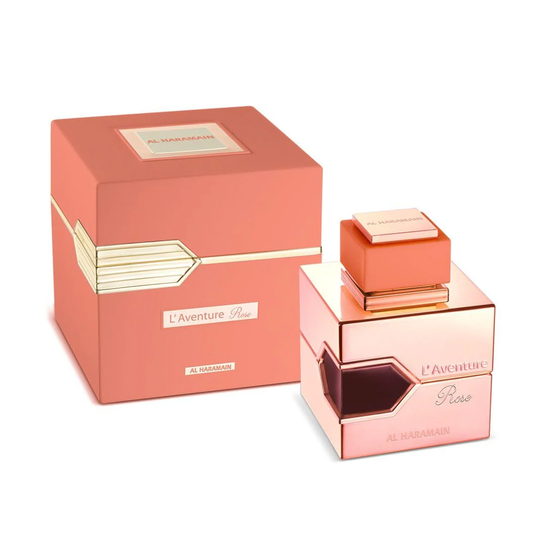 Al Haramain L’Aventure Rose Eau de Parfum Spray for Women (3.4 oz)