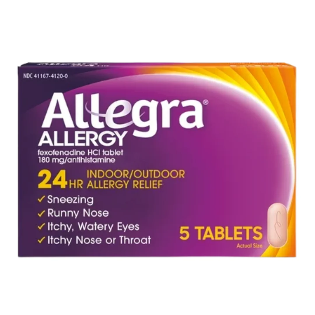 Allegra Allergy Fexofenadine 180 mg Tablets (5 ct)