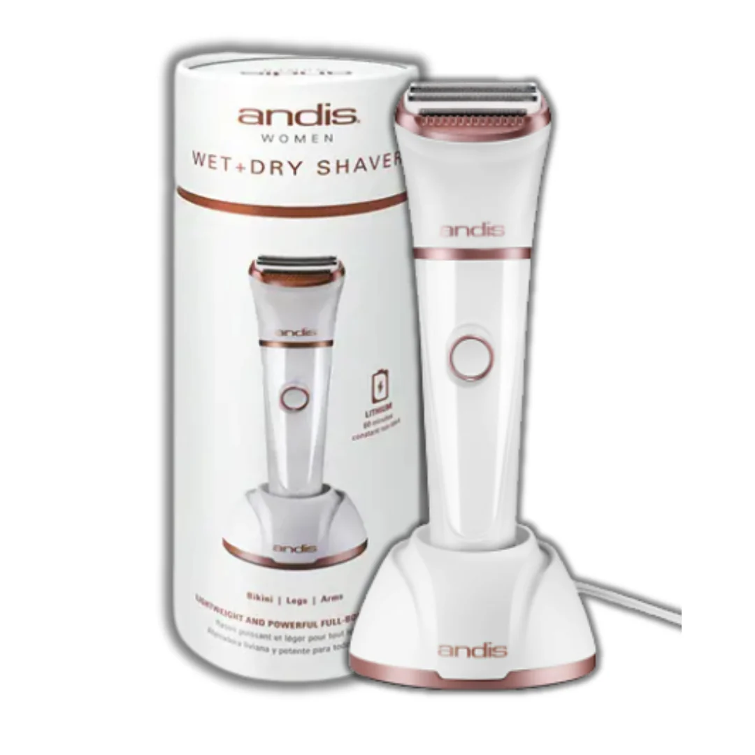 Andis Women’s Wet + Dry Shaver Kit (6‑Piece)