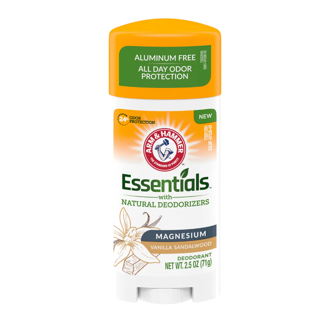 Arm & Hammer Essentials Deodorant Magnesium Vanilla Sandalwood (2.5 oz)