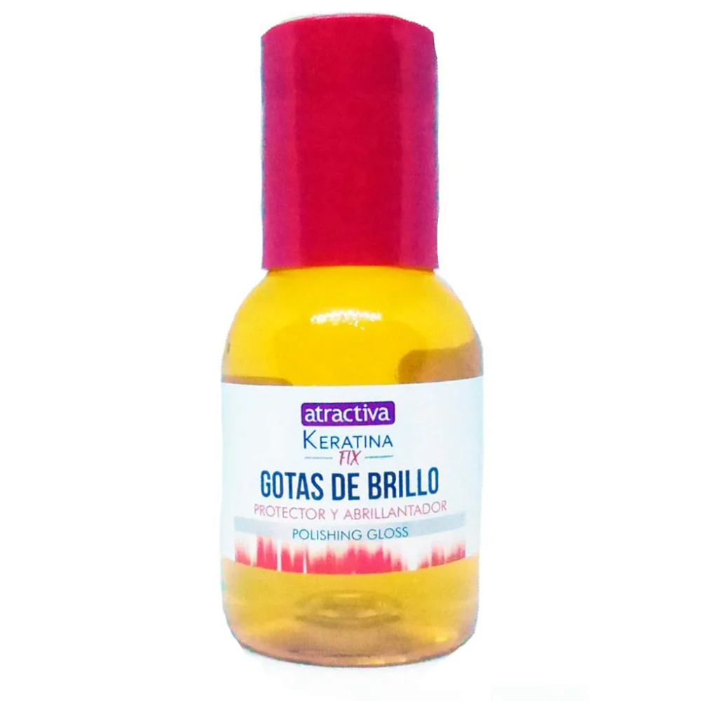 Atractiva Keratina Hair Shine Drops & Polishing Gloss (2.0 oz)