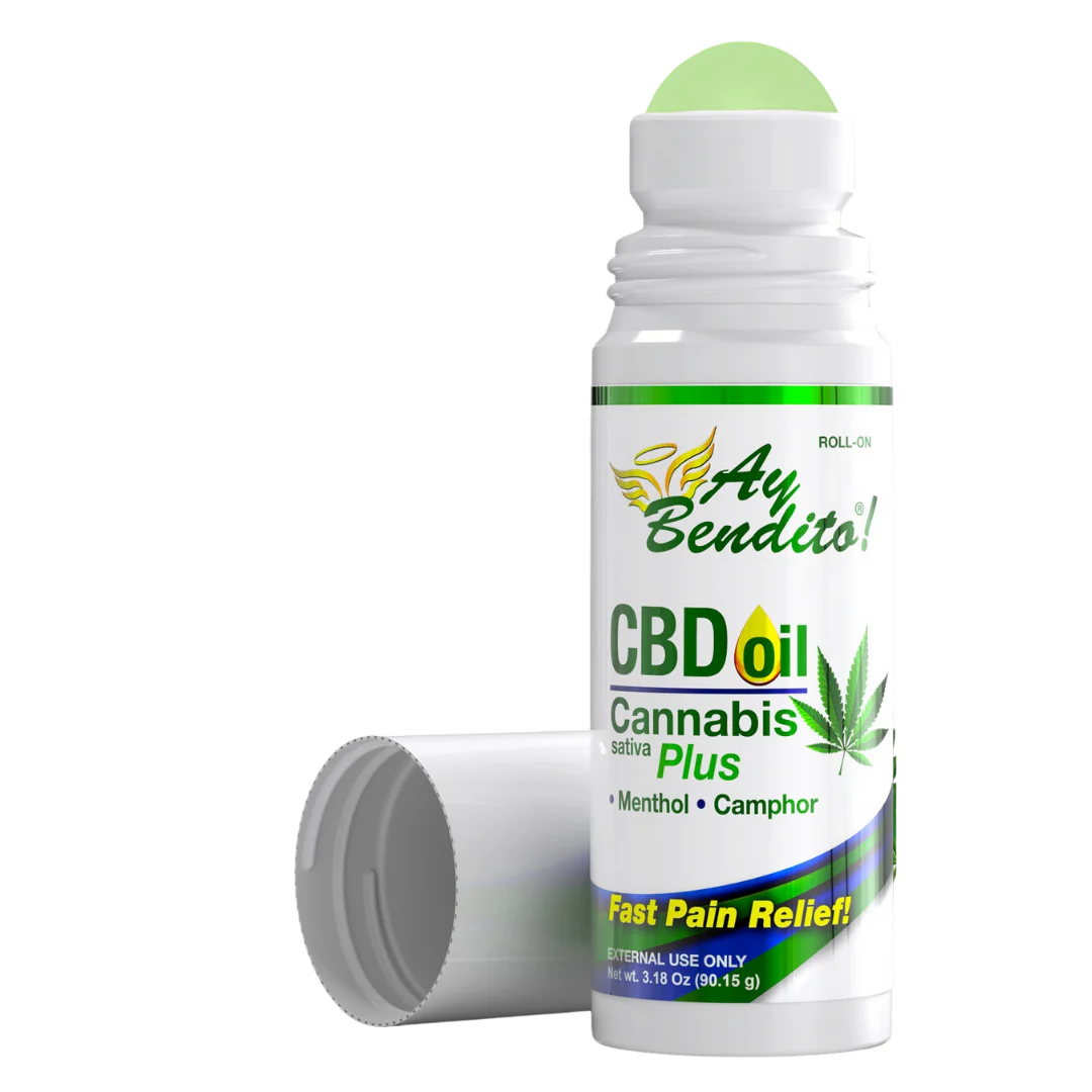Ay Bendito CBD Oil Cannabis Sativa Plus Roll-On (3.18 oz)