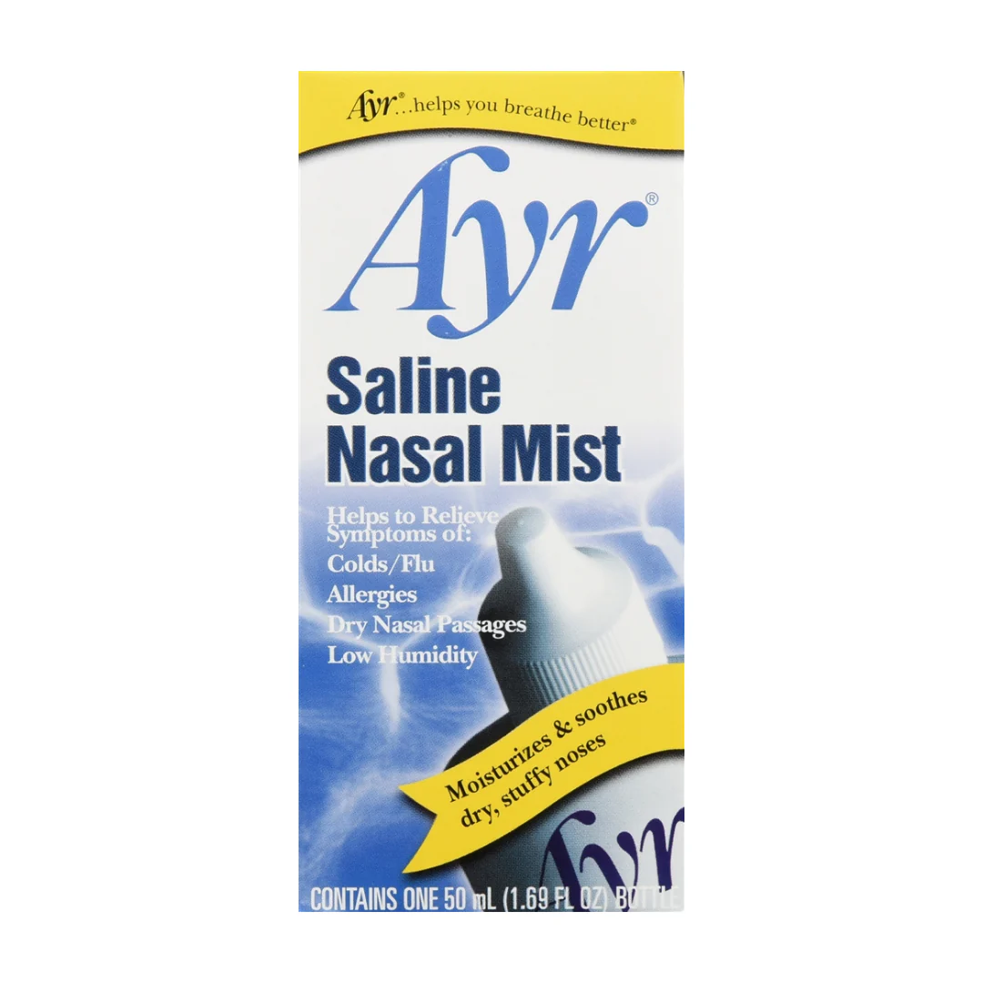 Ayr Saline Nasal Mist for Stuffy Noses (50ml)