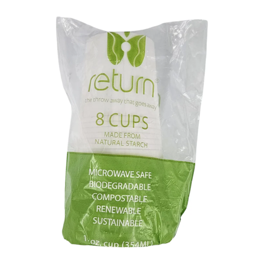 Biodegradable Cups (12oz, 8ct)