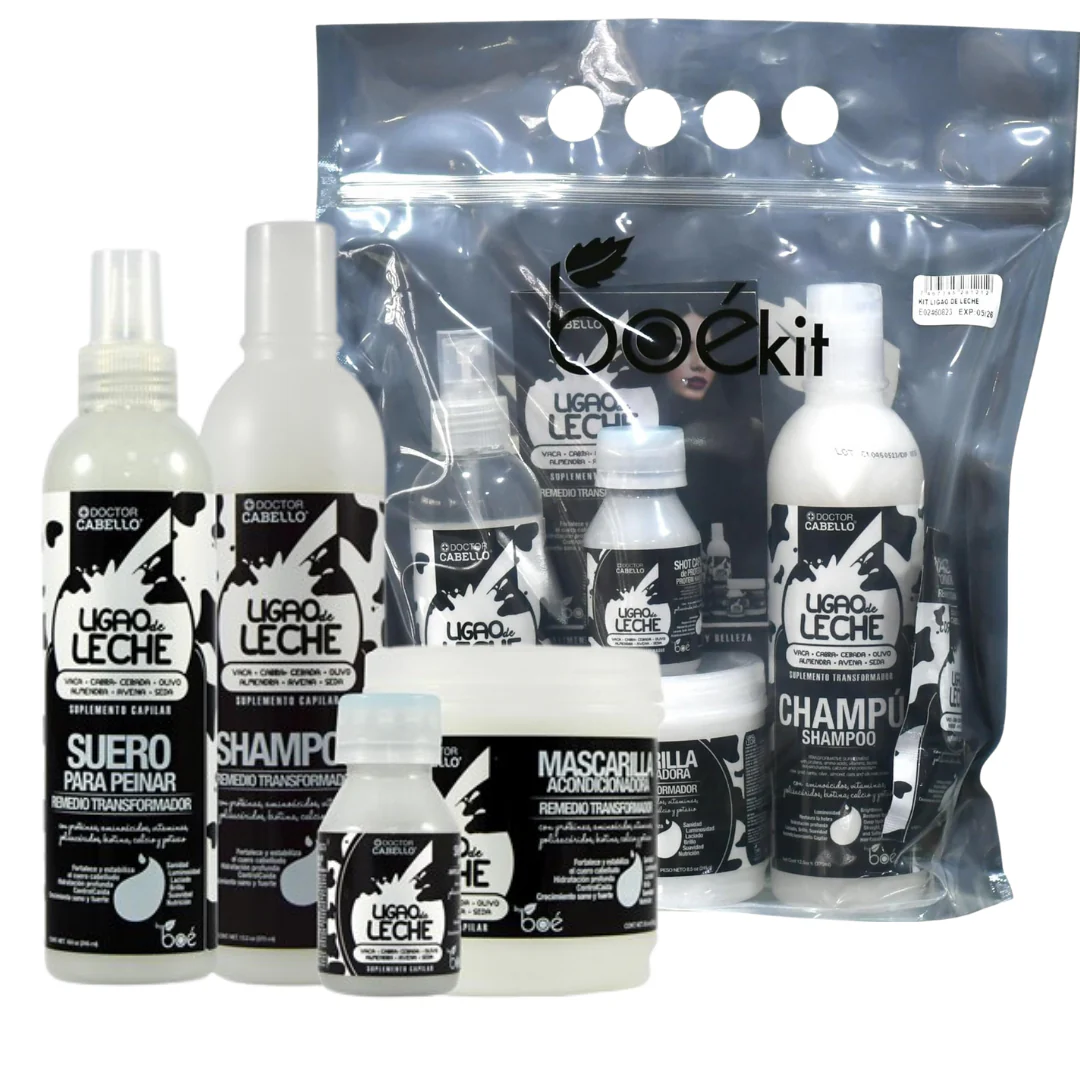 Boé Doctor Cabello Ligao de Leche Milk Protein 4-Piece Kit