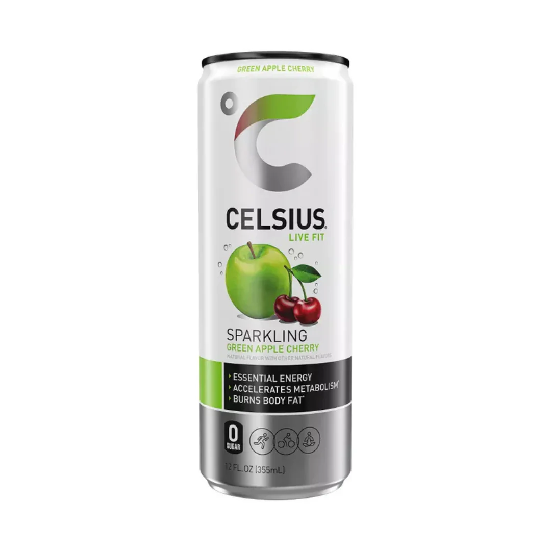Celsius Live Fit Sparkling Fuji Apple Pear Energy Drink (12oz)