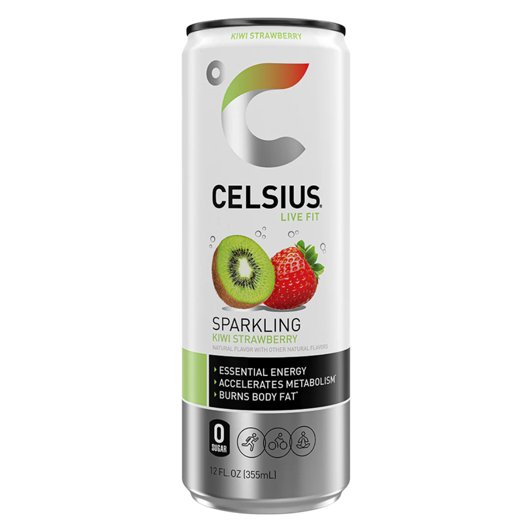 Celsius Live Fit Sparkling Kiwi Strawberry Energy Drink (12oz)