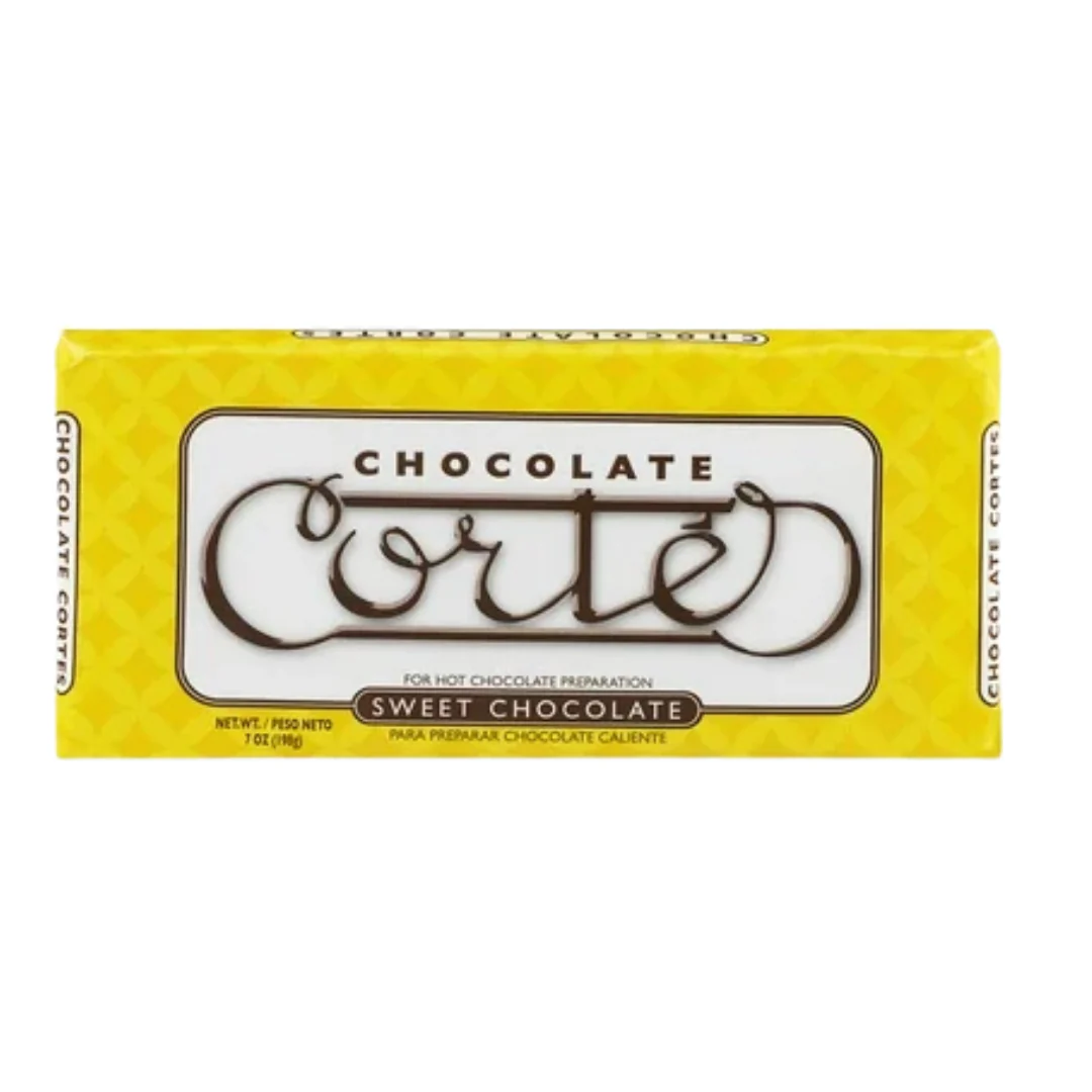 Chocolate Cortes Sweet Chocolate Bar for Hot Cocoa (7oz)