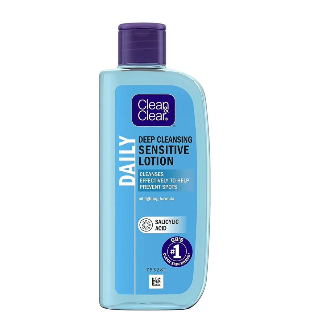 Clean & Clear Daily Deep Cleanser Sensitive Lotion (200ml)
