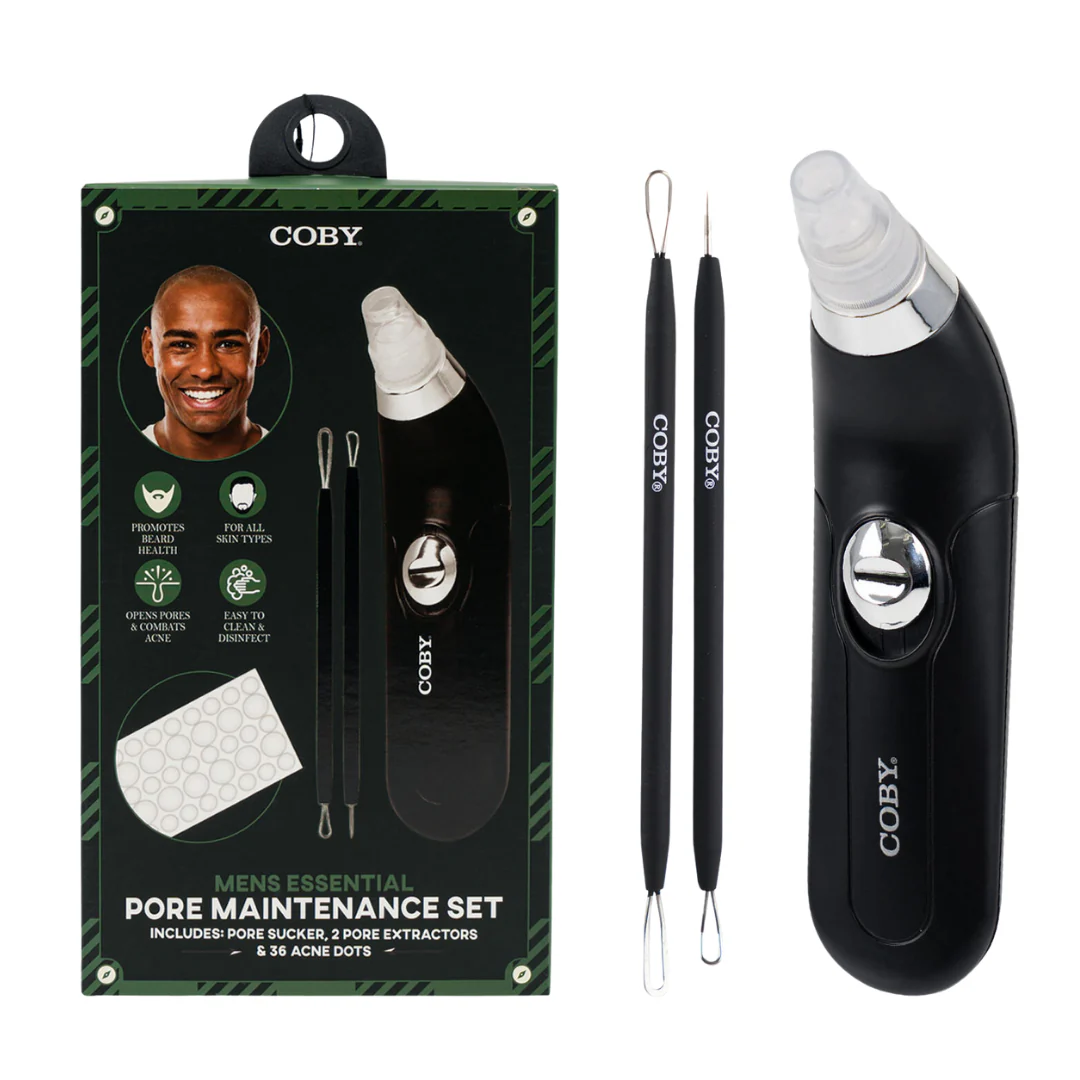 Coby Men's Essential Pore Maintenance Skincare Set (3-Piece)