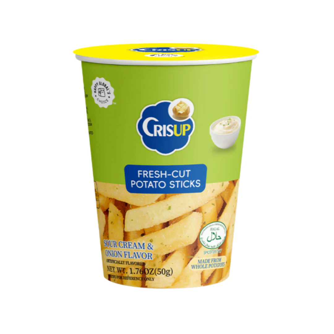Crisup Fresh-Cut Potato Sticks Sour Cream & Onion Flavor (1.76oz)