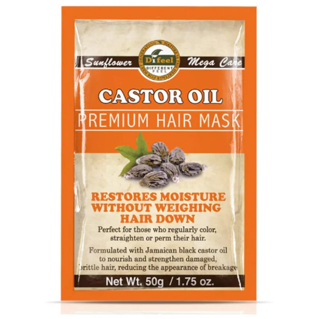 Difeel Castor Oil Premium Hair Mask (1.75oz)