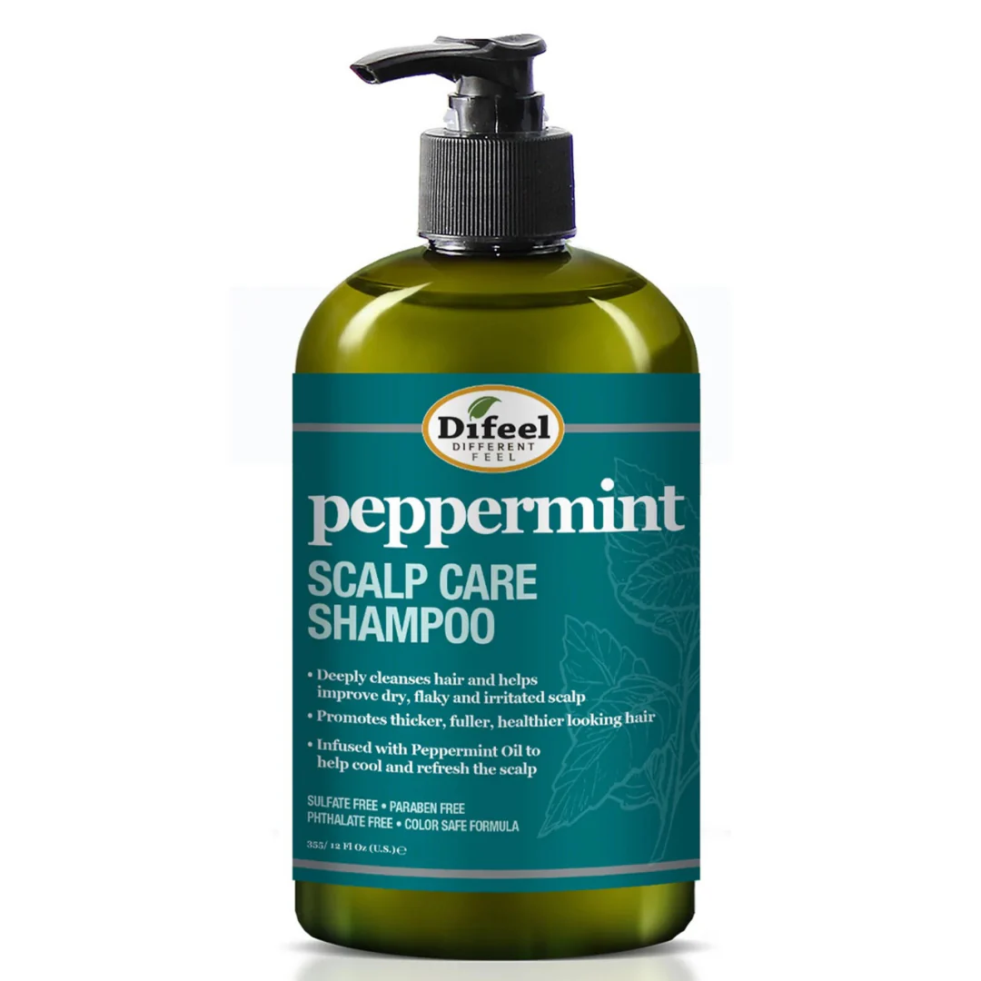 Difeel Peppermint Scalp Care Shampoo (12oz)