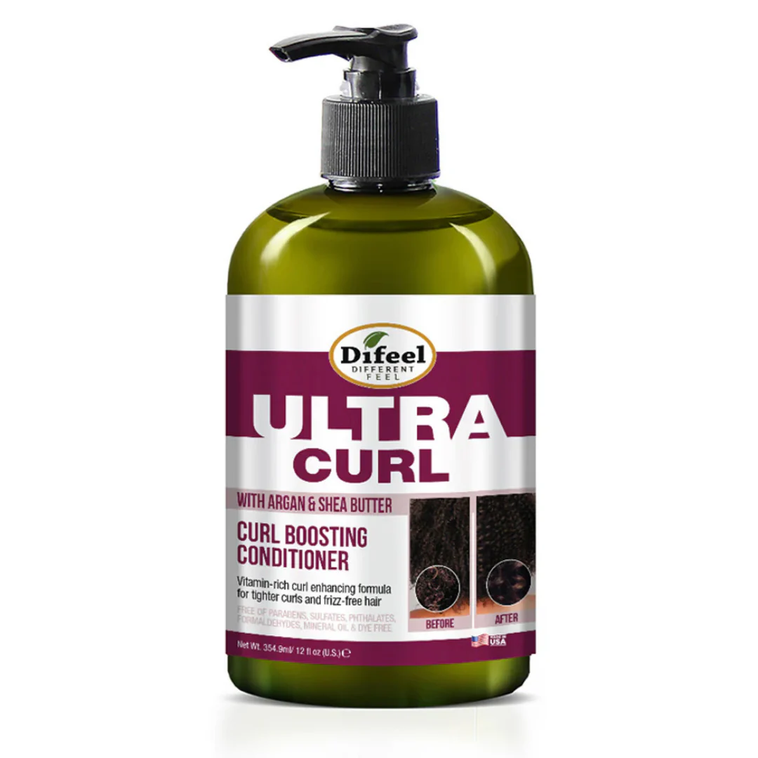 Difeel Ultra Curl Curl Boosting Conditioner Argan & Shea Butter (12oz)