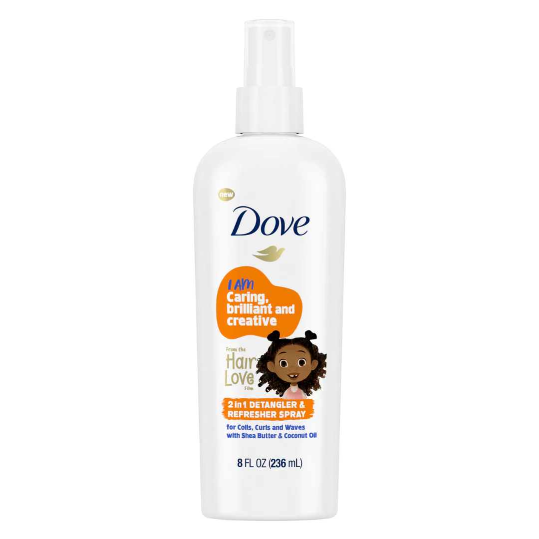 Dove Kids Care Hair Love 2-in-1 Detangler & Refresher Spray (8oz)