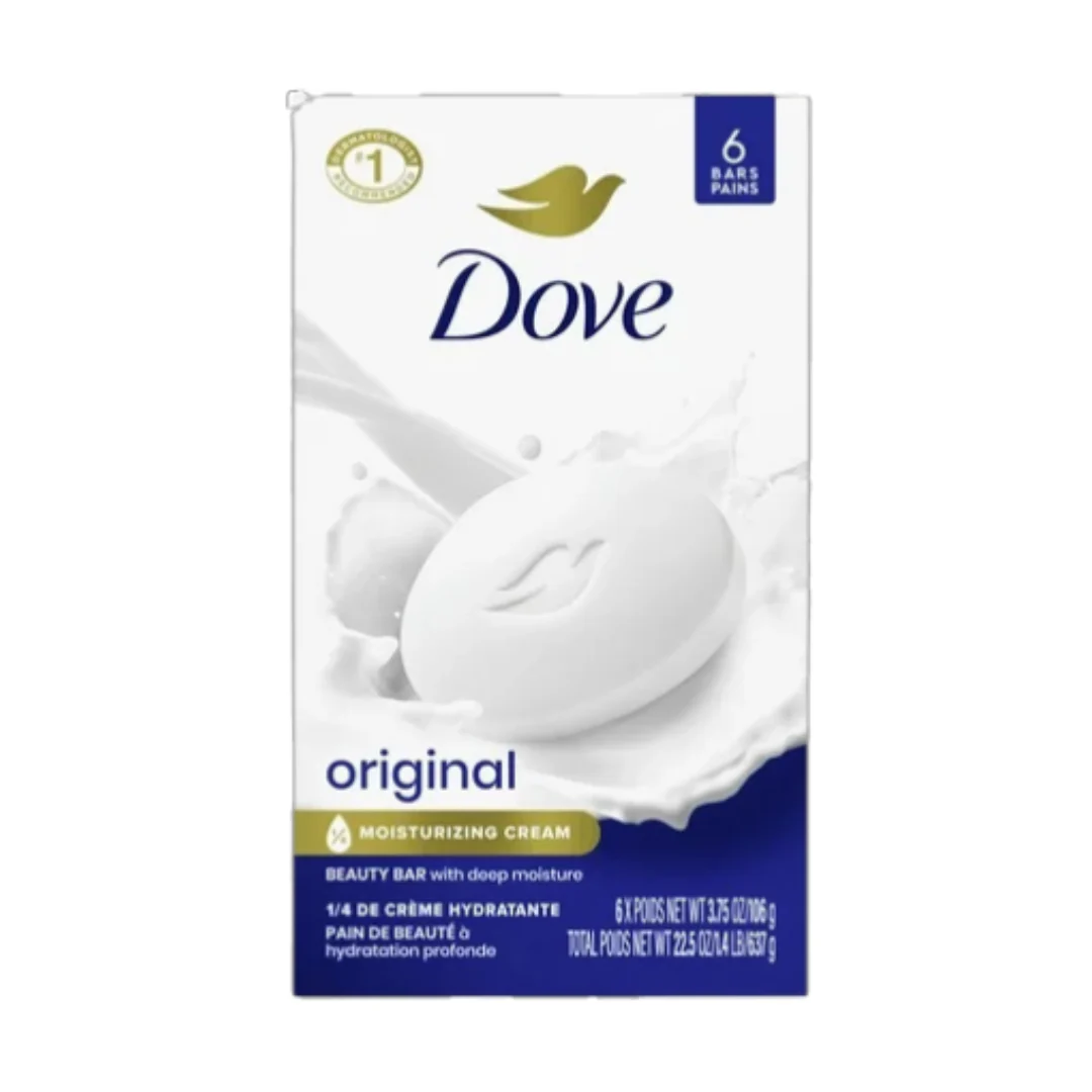 Dove Original Beauty Bar Deep Moisture White (6 x 3.75oz)