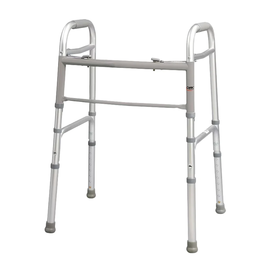 Drive Medical Folding Walker Aluminum Adult Adjustable