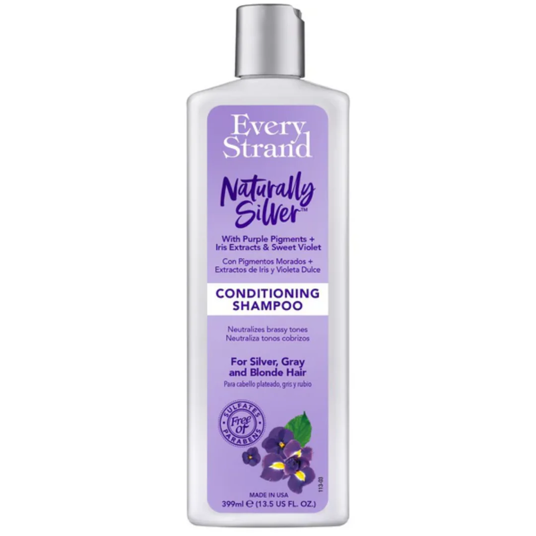 Every Strand Naturally Silver Purple Shampoo (13.5oz)