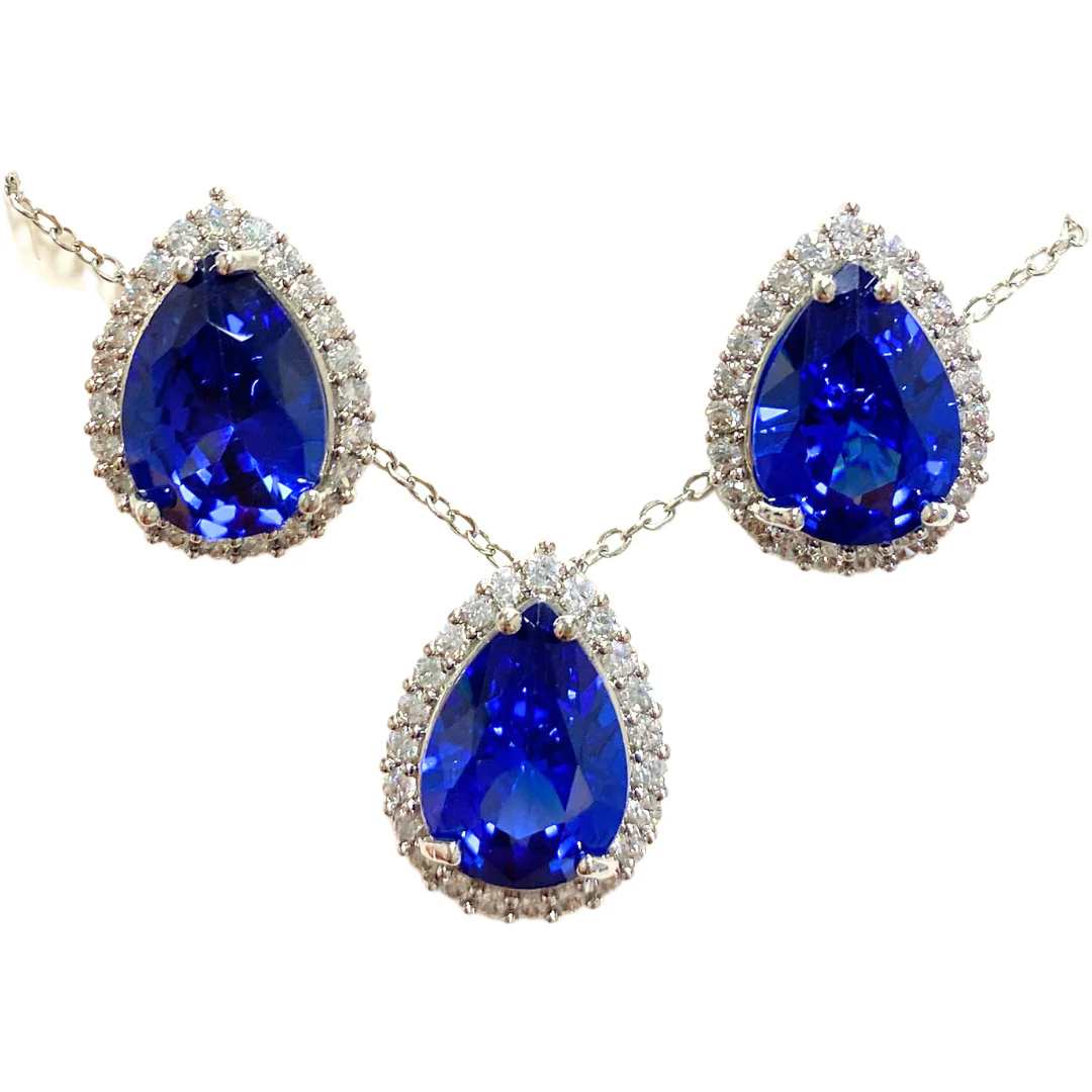 Floral & Gemstone Necklace and Earrings Set – Multiple Styles - Image 10