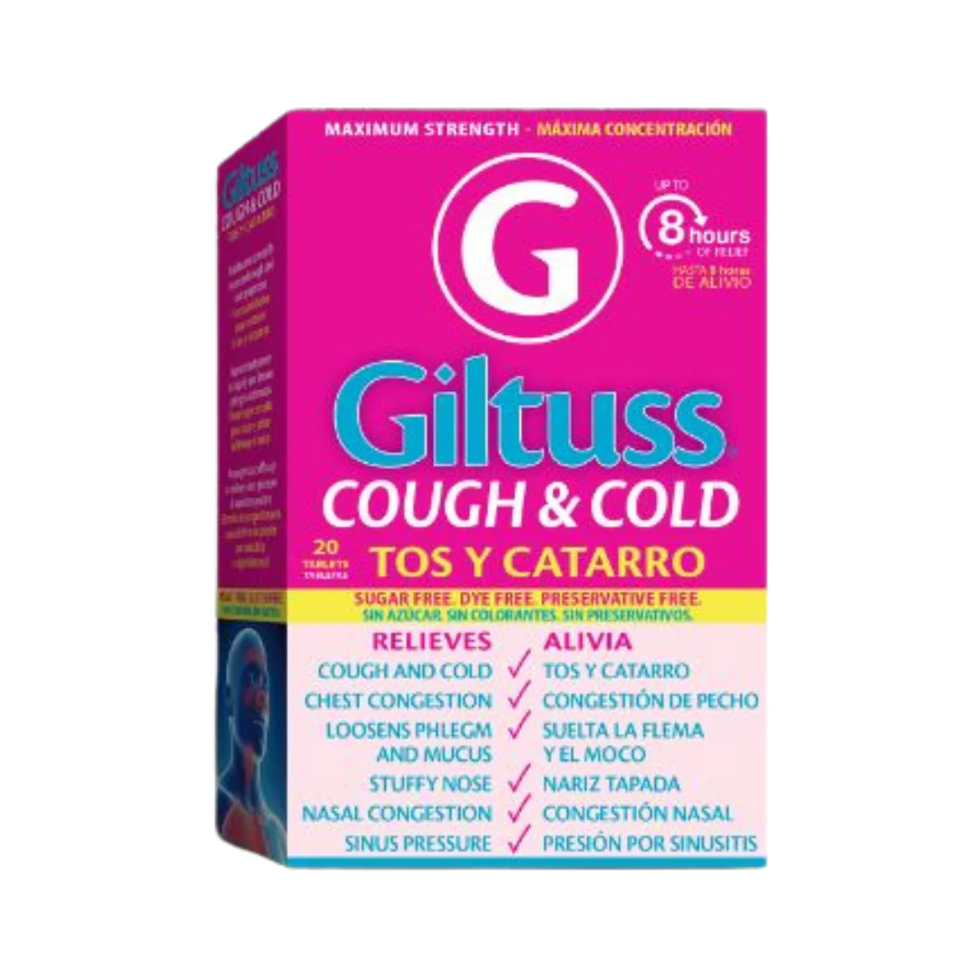 Giltuss-D Allergy & Congestion Sugar Free (20 Tablets)