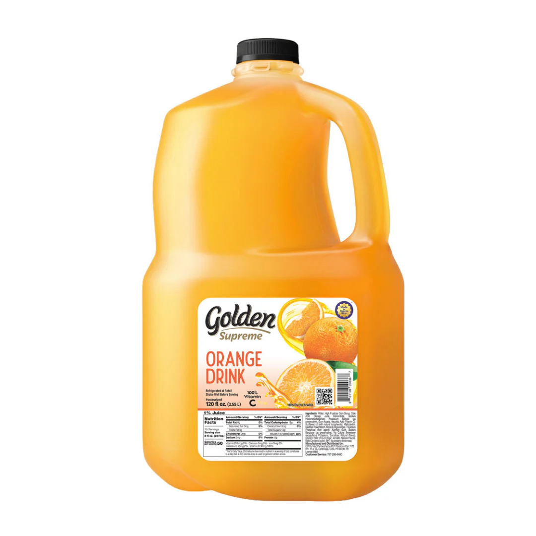 Golden Supreme Orange Drink (120oz)