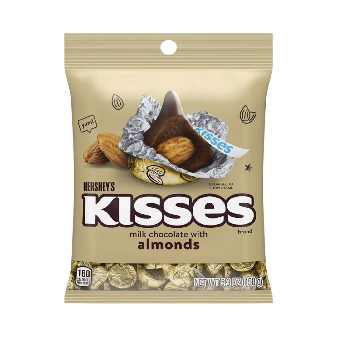 Hershey's Kisses Milk Chocolate with Whole Almonds (5.3oz)