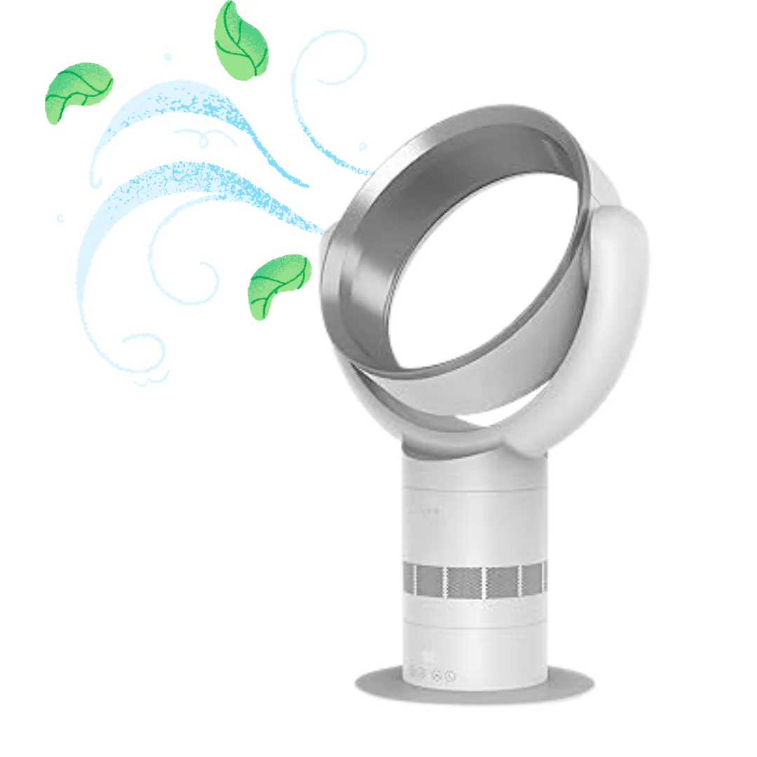 HomeBoss Bladeless Desk Fan