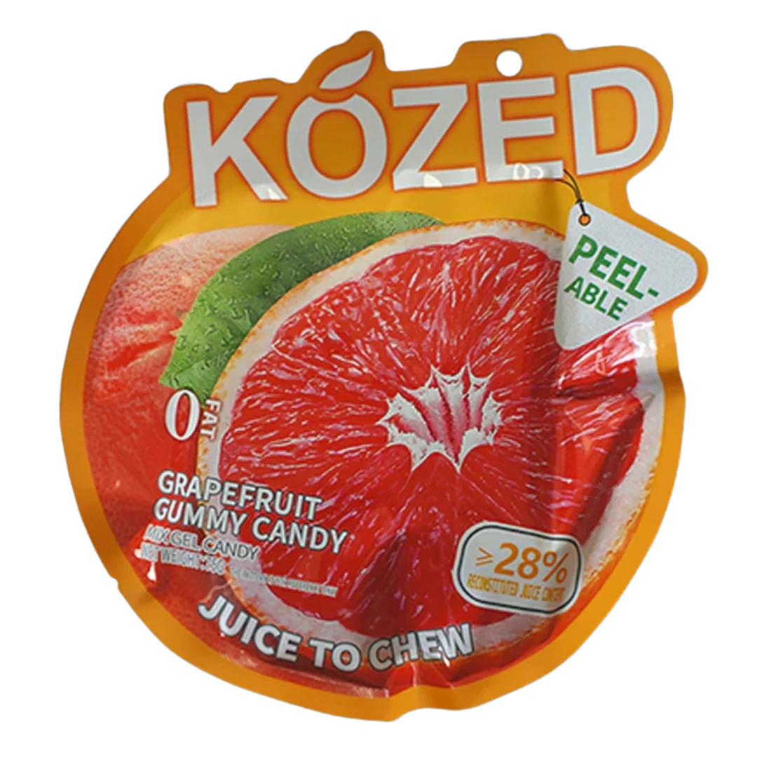 Kozed No Fat Gummy Candy Grapefruit (2.65oz)