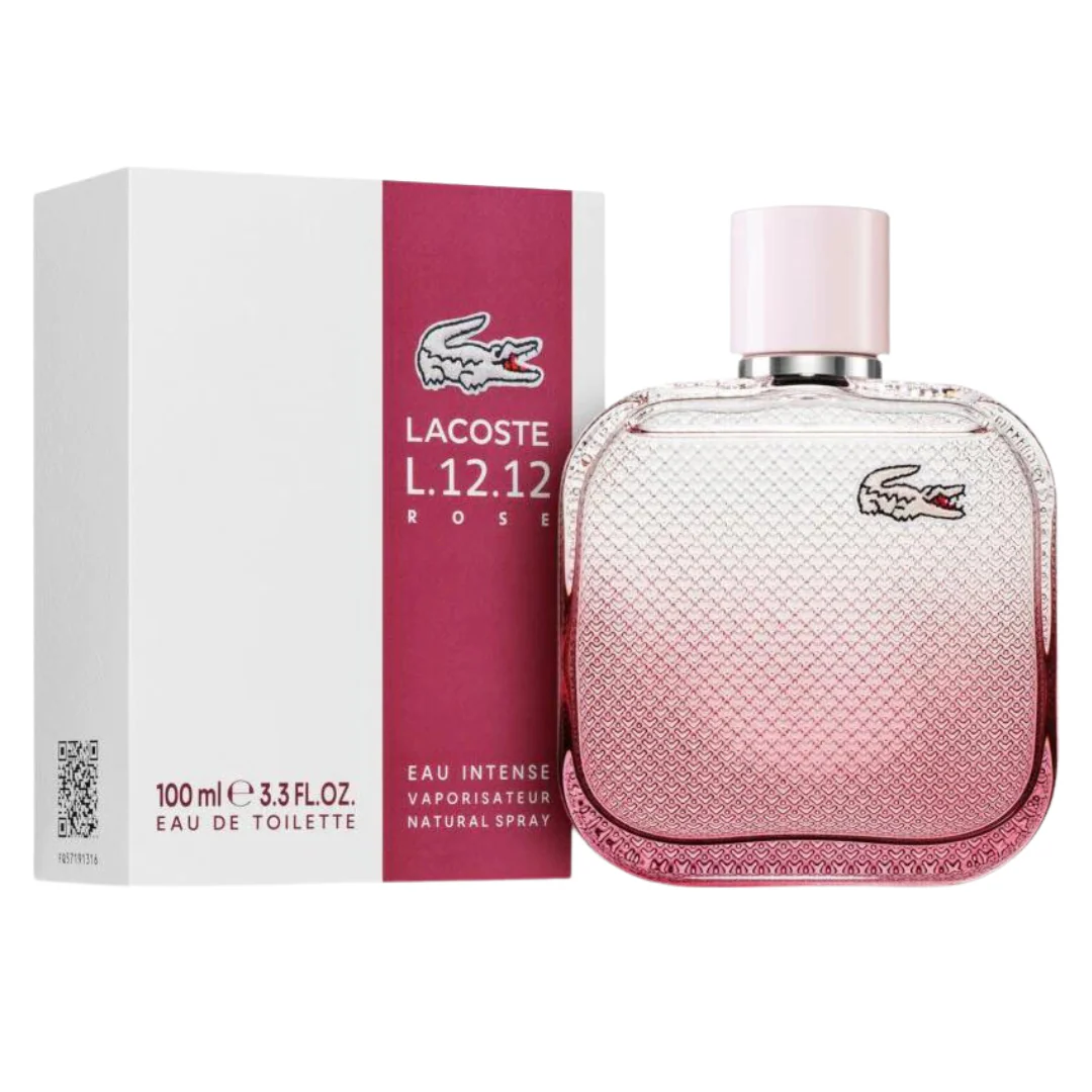 Lacoste L.12.12 Rosé Intense Eau de Toilette Women (3.3 oz)