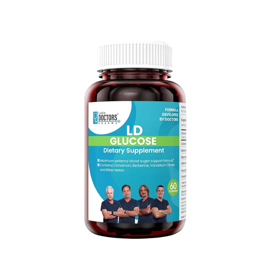 Latin Doctors Pharma LD Glucose Blood Sugar Support Supplement (60 Capsules)