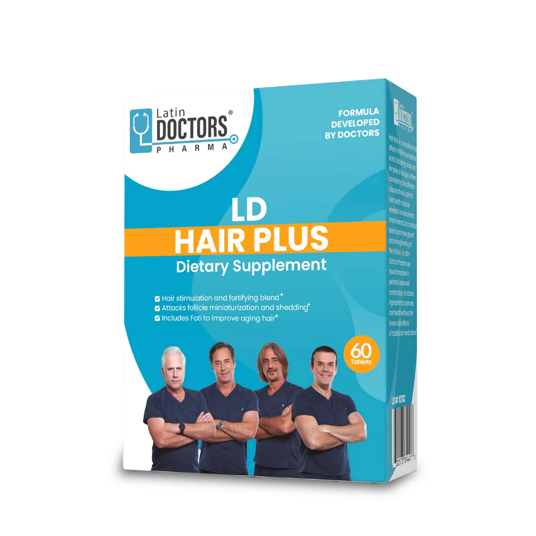 Latin Doctors Pharma LD Hair Plus Dietary Supplement (60ct)