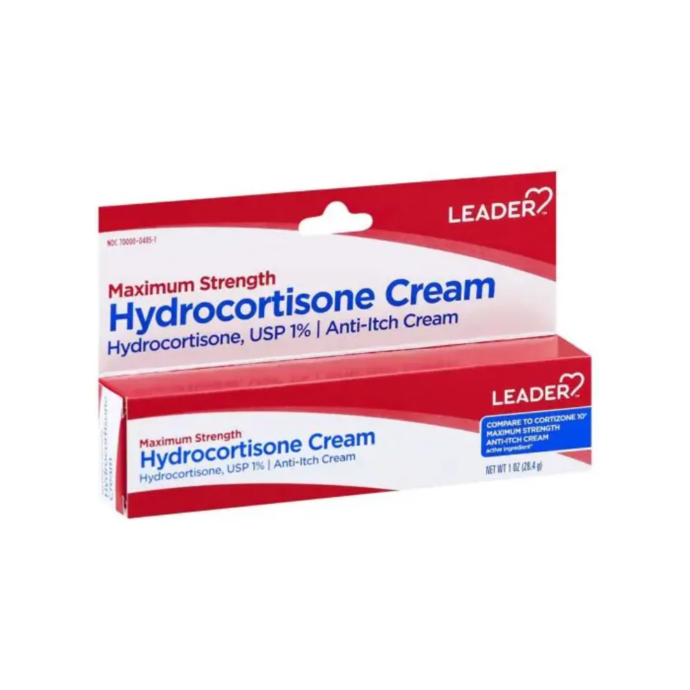 Leader Hydrocortisone Maximum Strength Cream 1% (1 oz)