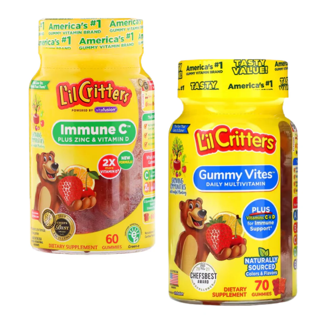 Lil Critters Immune C & Gummy Vites Variety (60 ct | 70 ct)