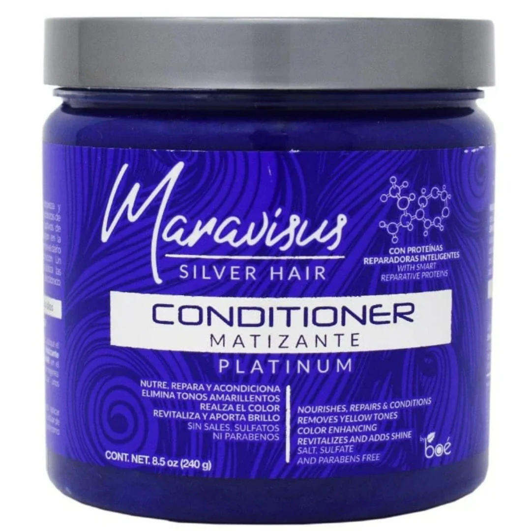 Maravisus Silver Hair Platinum Matizante Conditioner (8.5oz)