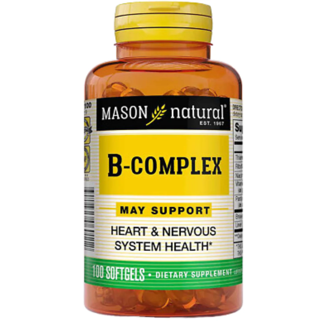 Mason Natural B-Complex Supplement Softgels (100 ct)