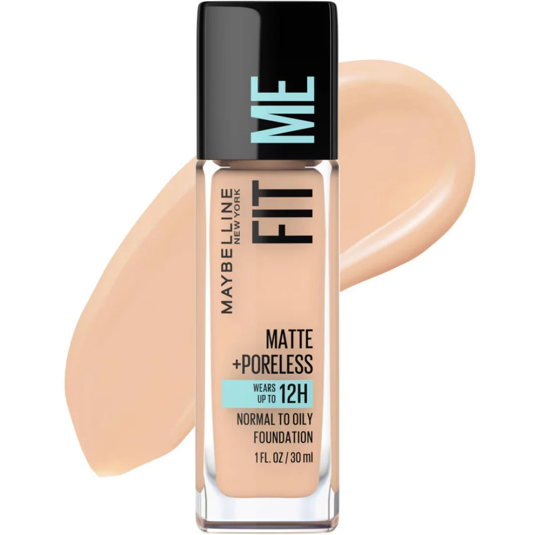 Maybelline Fit Me Matte + Poreless Foundation Nude Beige 125 (1oz)