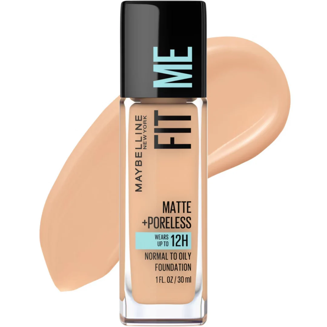 Maybelline Fit Me Matte + Poreless Foundation True Beige 222 (1oz)
