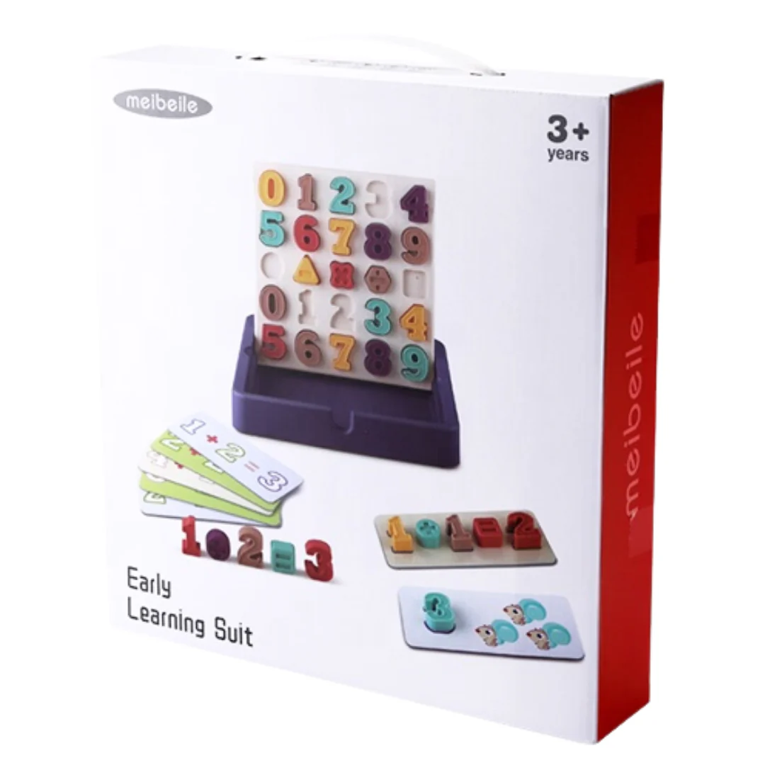 Meibeile 3-in-1 Early Learning Math & Logic Game Set