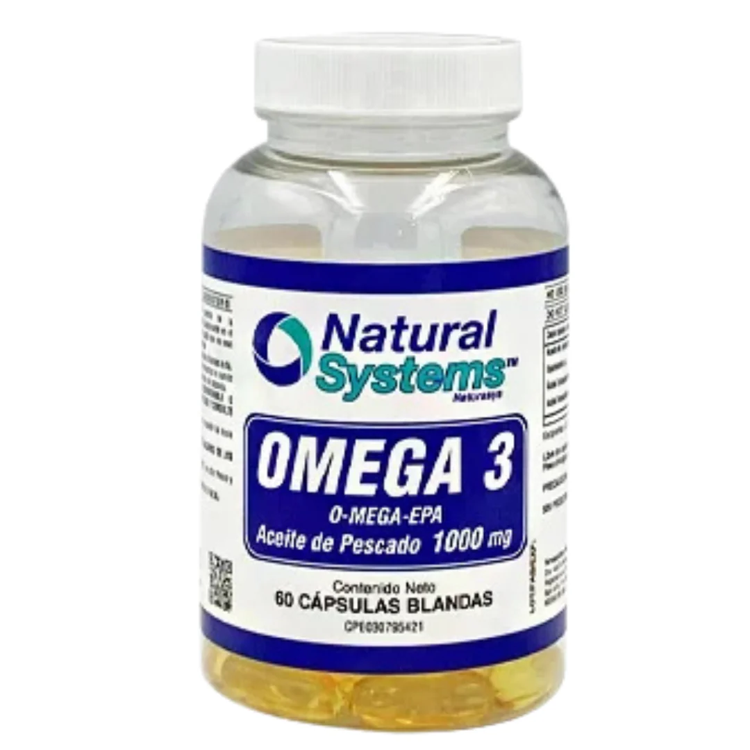 Natural Systems Omega-3 Fish Oil 1000mg (60 Softgels)