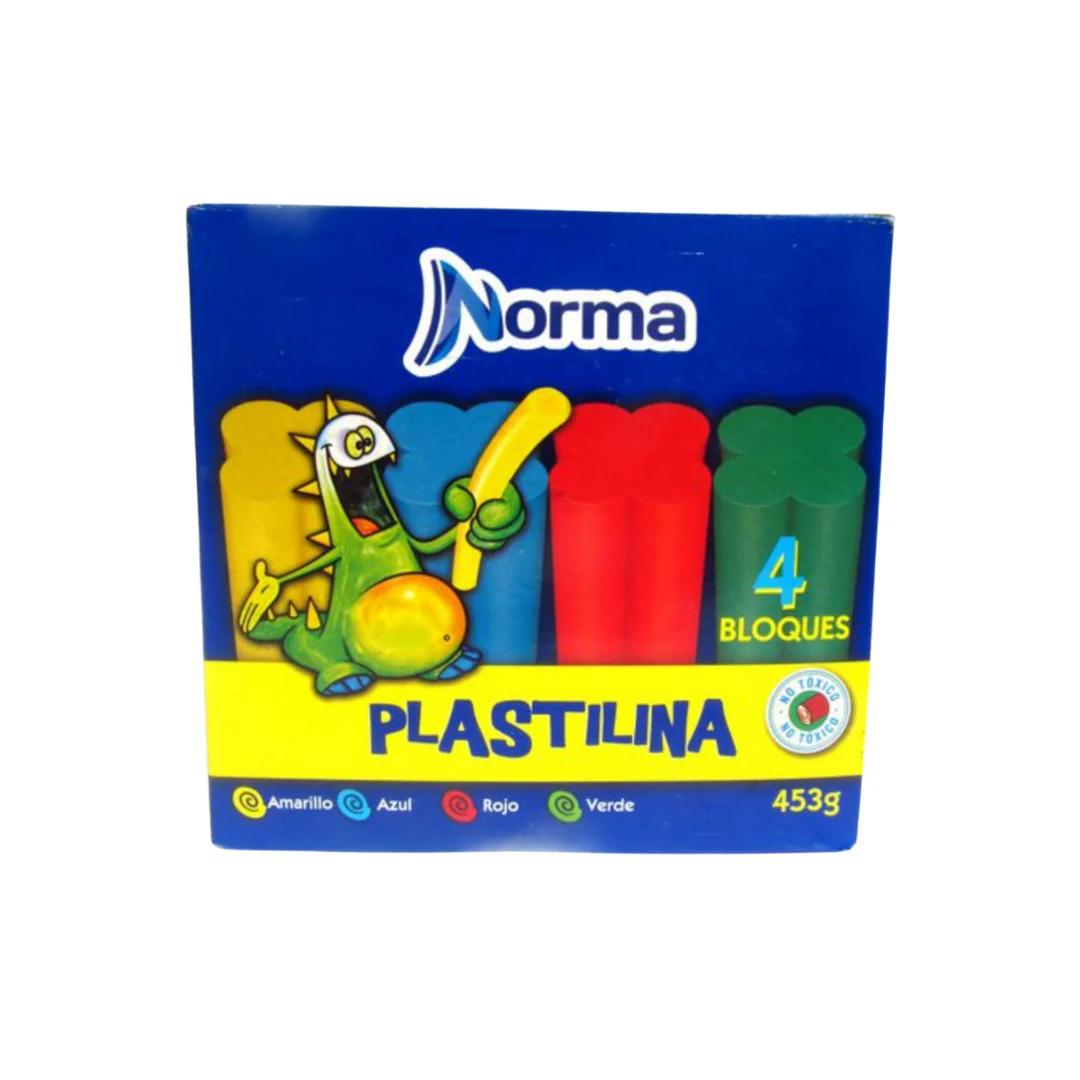 Norma Modeling Clay (4 pack, Assorted Colors)