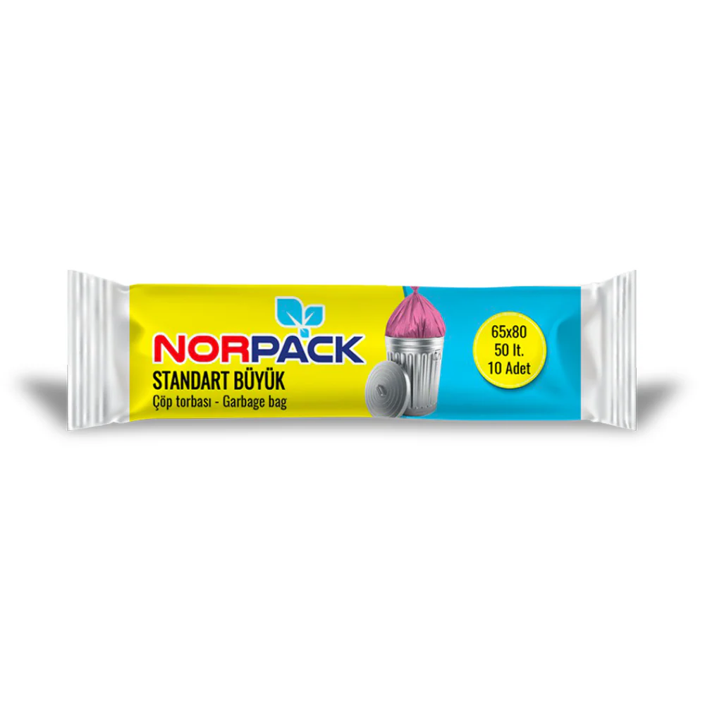 NorPack Standard Garbage Bags 50L (10 Bags)