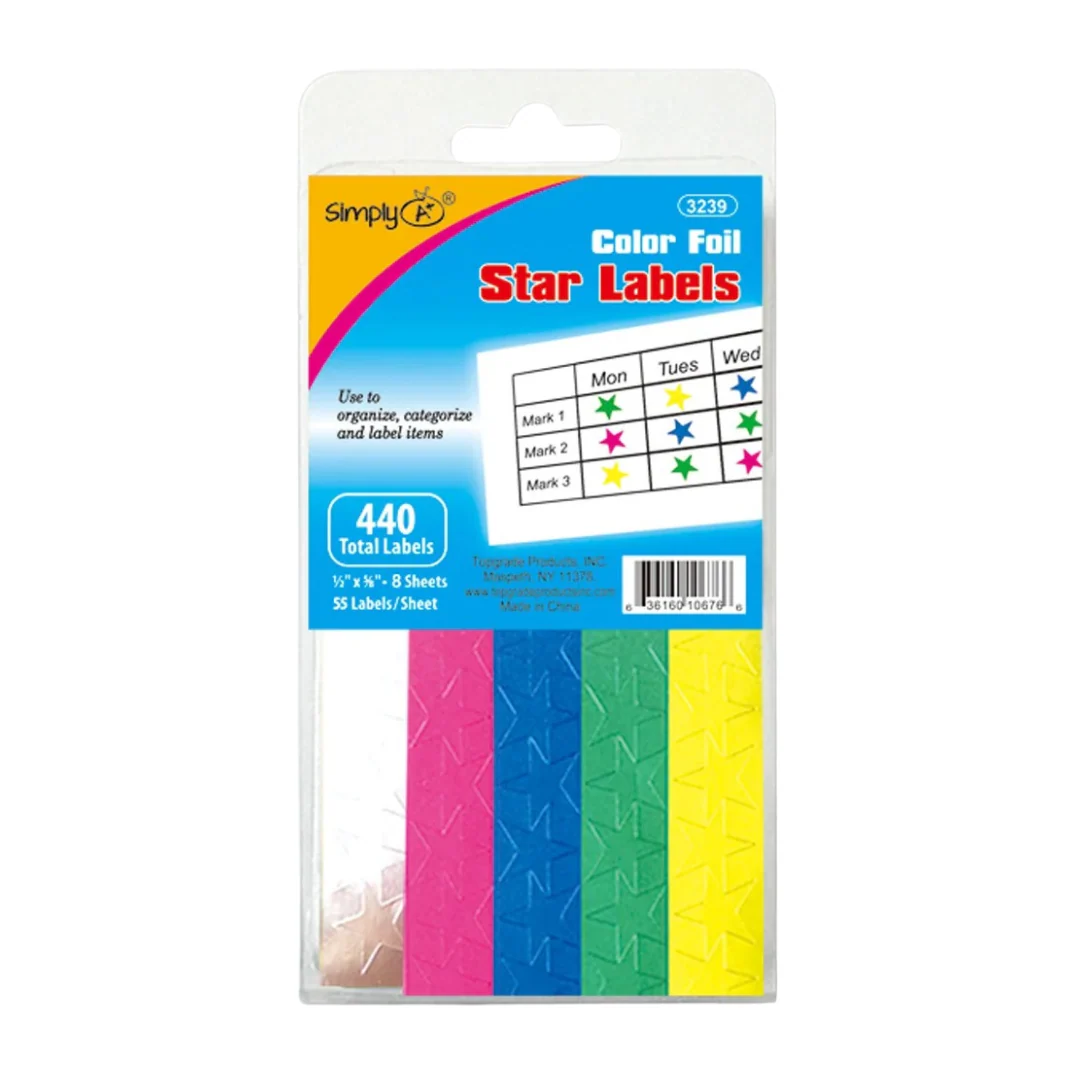 Pack de Etiquetas Simply A+ – Elige Diseño y Cantidad (128–440 ct) - Image 3