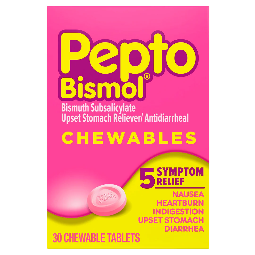 Pepto Bismol Chewable Tablets (30 Count)