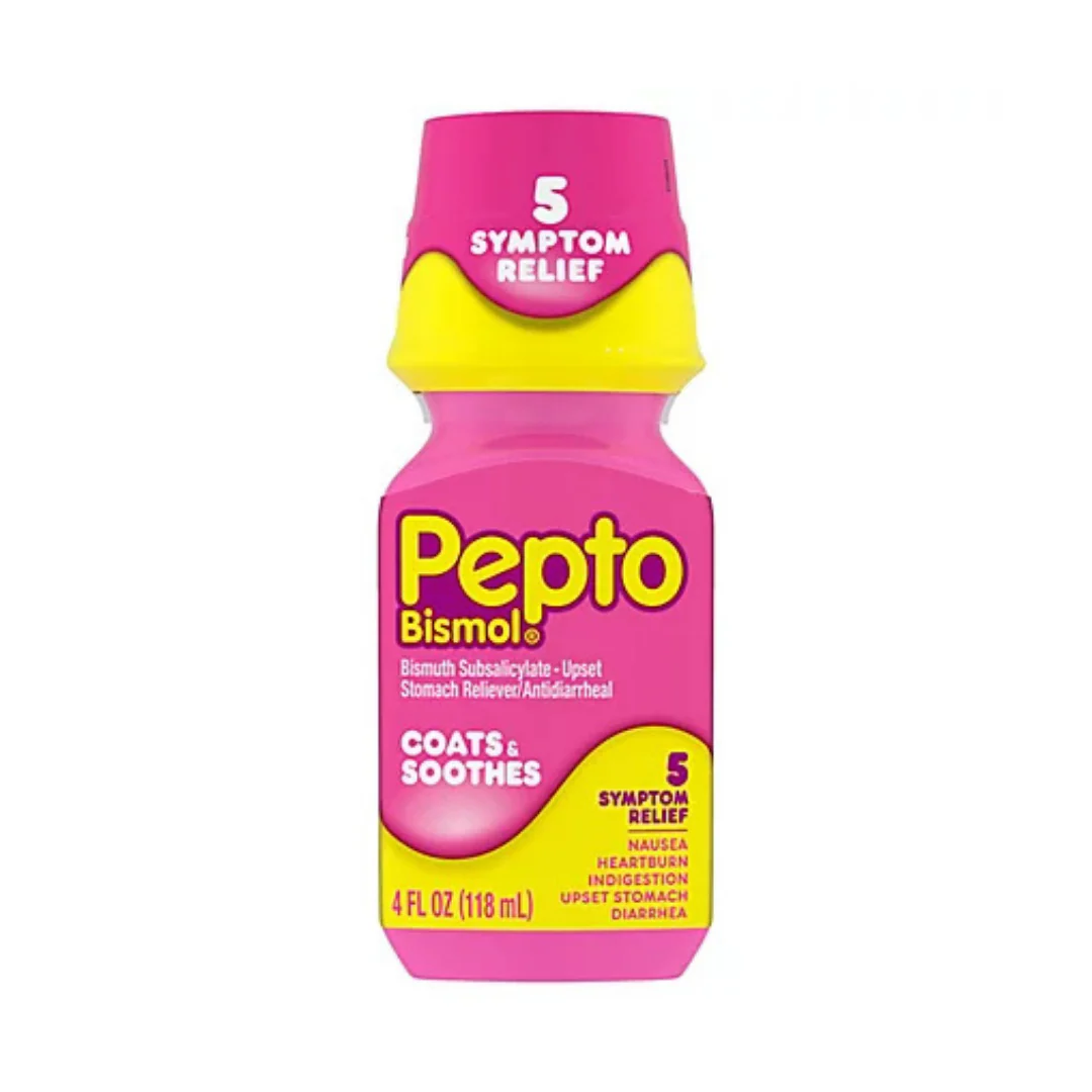 Pepto-Bismol Original 5-Symptom Relief Liquid (4oz)