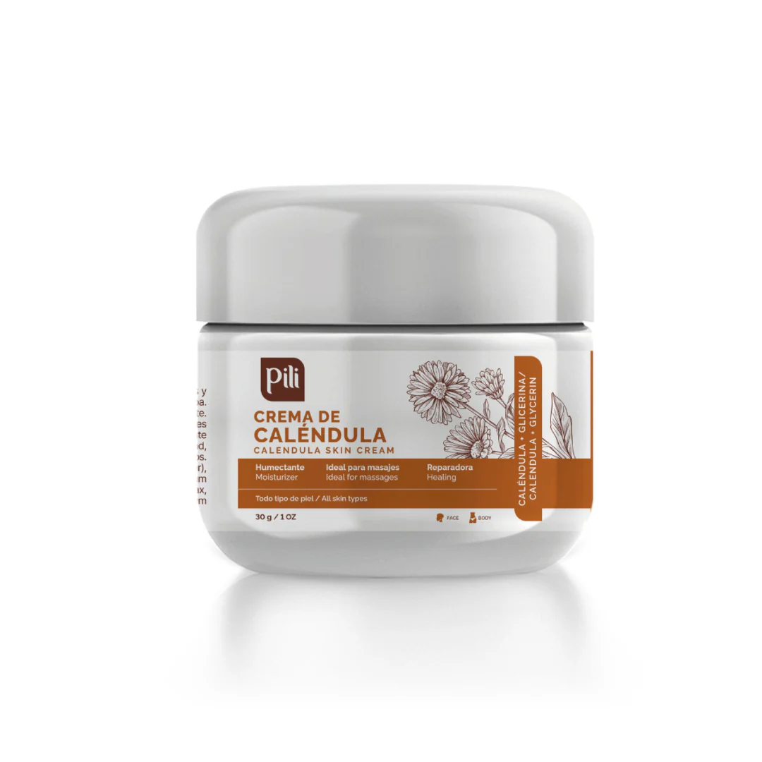 Pili Natural Calendula Skin Cream Moisturizer (1oz)