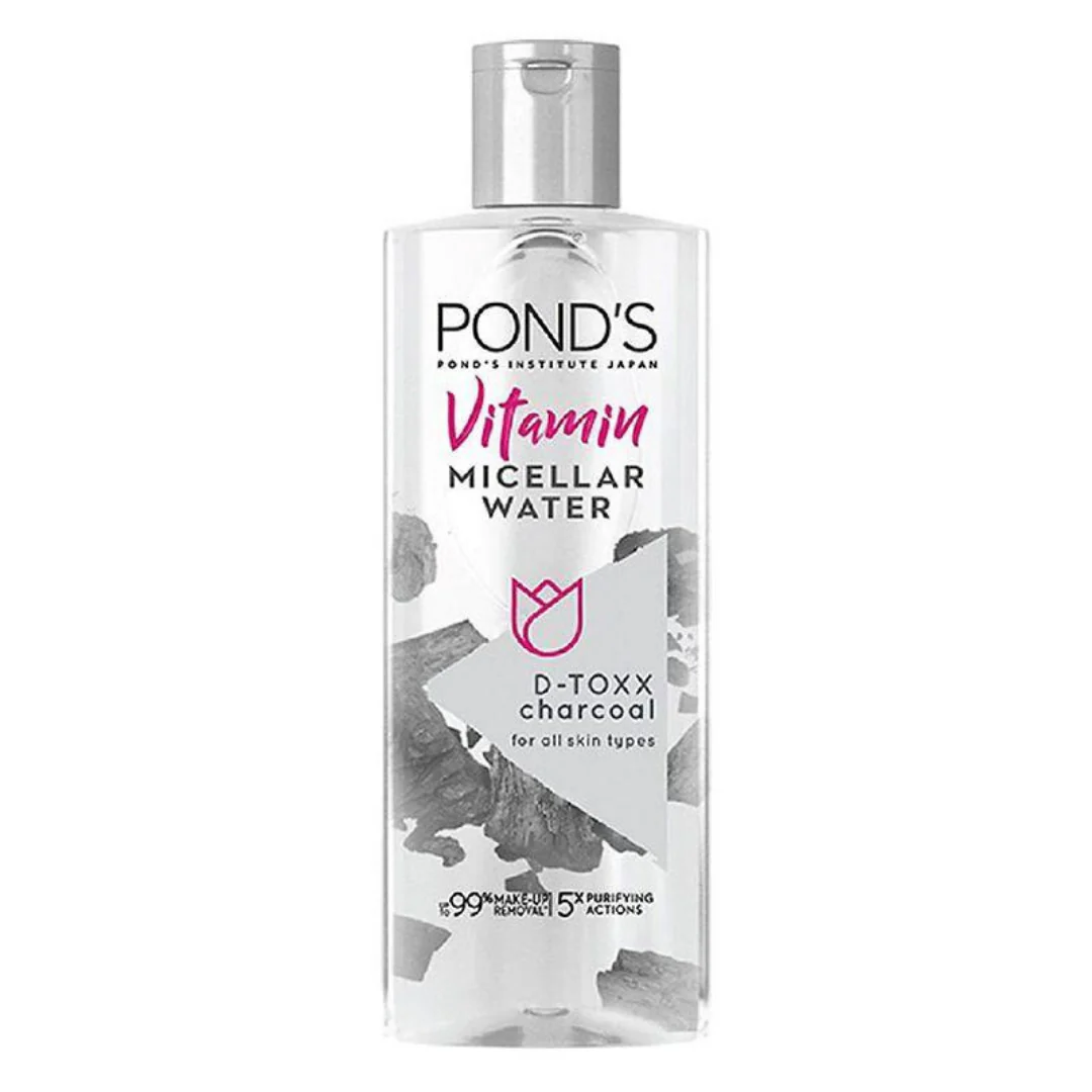 Pond's Vitamin Micellar Water D-Toxx Charcoal (13.5 fl oz)