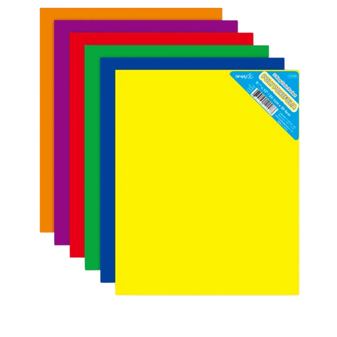 Portafolio poly 2 bolsillos