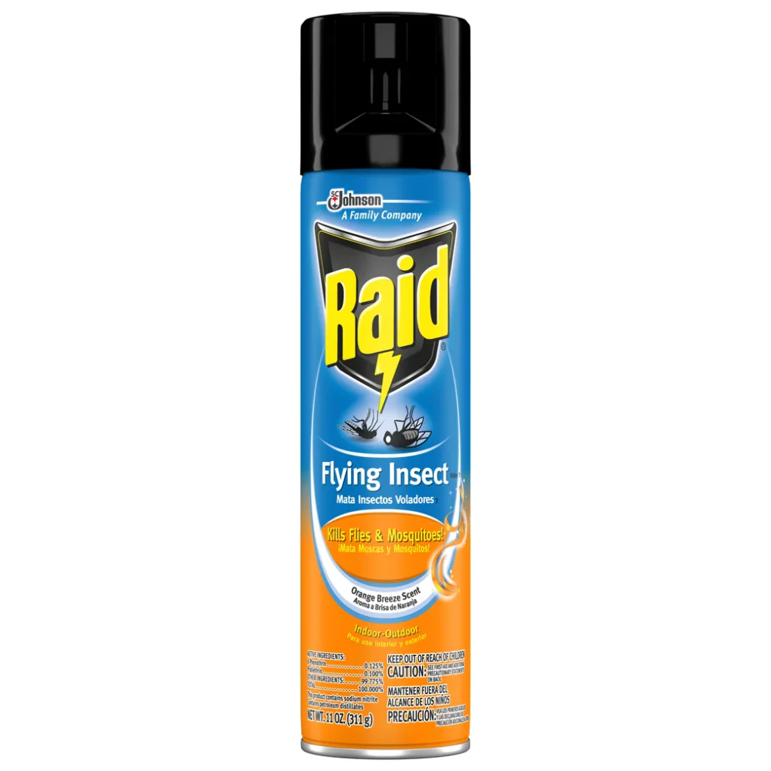 Raid Flying Insects Orange Breeze Scent Aerosol (11 oz)
